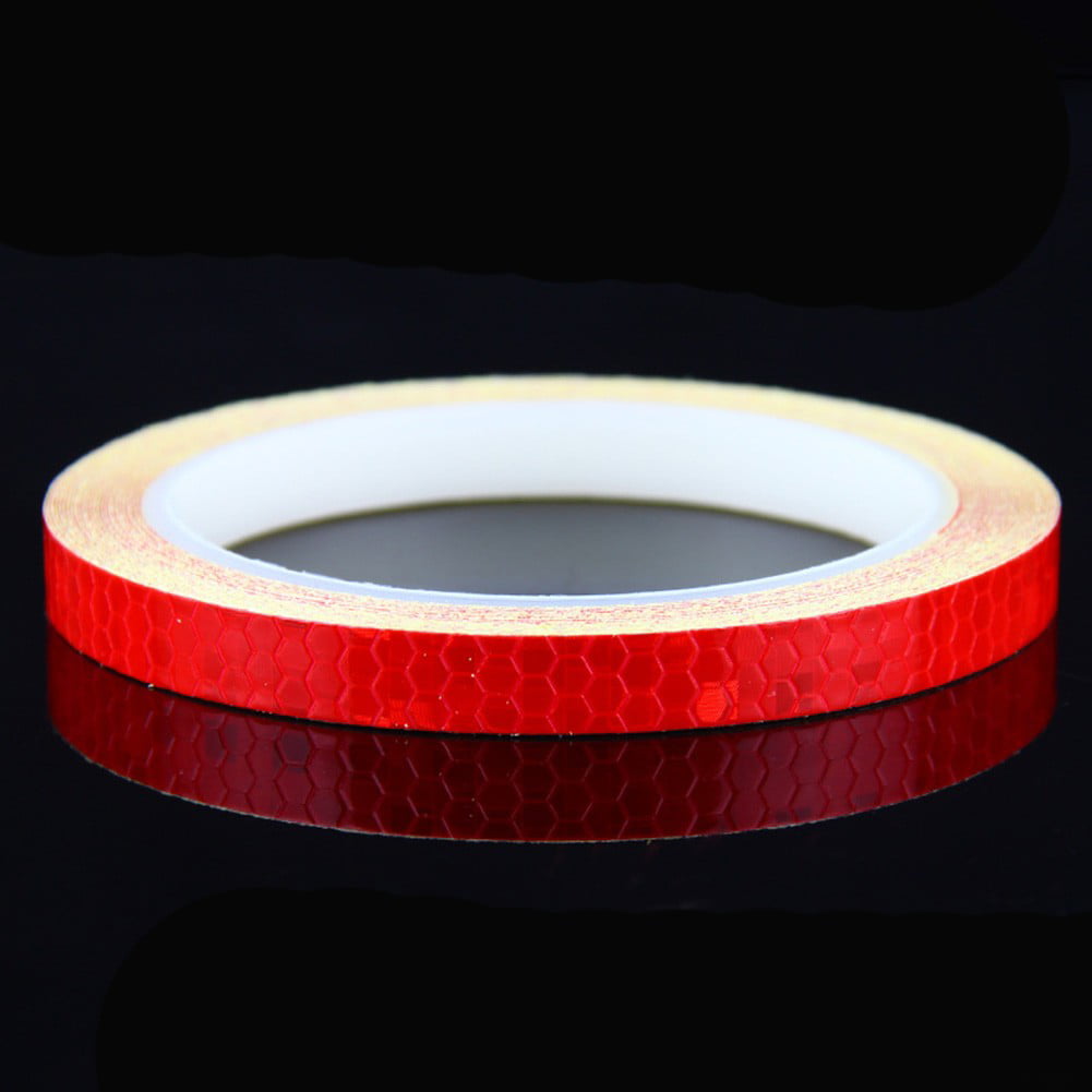 PVC PET Reflective Safety Tape Self Adhesive Pinstripe Sticker Strip Decal 8m