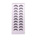 thumbnail image 2 of Black Synthetic False Eyelashes for Decor Perfect for Cosplay Halloween Party Photography Fashion Show 10 Pairs, 2 of 2