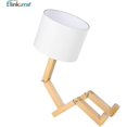 thumbnail image 3 of Lámpara de escritorio encantadora, lámparas de mesa únicas, lámpara de mesita de noche de madera, lámpara de persona divertida y divertida, robot de madera, lámparas lindas para dormitorios, 3 of 5