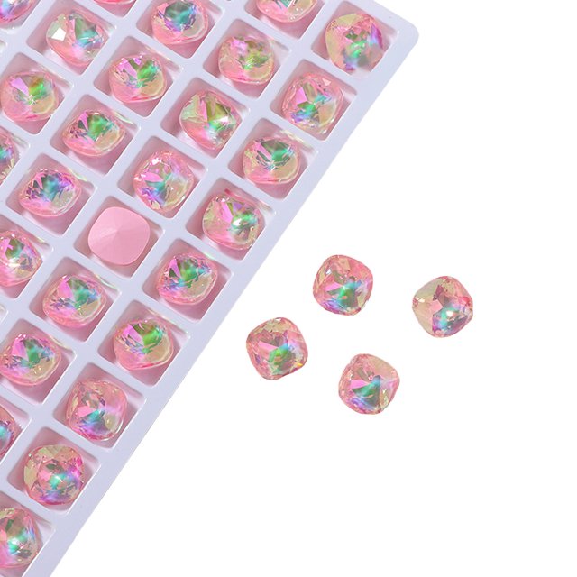 10 blanco, rosa, azul lago, amarillo fiesta de belleza un taladro gordo Mocha punta de cristal taladro de fondo accesorios de uñas
