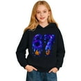 thumbnail image 4 of CAIXIA Y2k Hoodie Boys 67 Six Seven 67 Sweatshirt Kids Long Sleeve Fleece Sports Graphic Pullover Cute Clothes,Black, 4 of 5