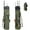 Green, variant on Multifunction Fishing Pole Bag - Waterproof Rod Reel Bag Carrier Case,Durable Canvas Tackle Large Storage Gift for Men Travel