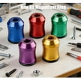 thumbnail image 3 of Bit Magnetizer Ring, Strong Magnetic Screw Ring for Drill, Screwdriver Head Magnetics Rings, 1/4 Inch/6.35mm Universal Magnetics Screw Rings Head (5pcs B), 3 of 7
