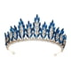 thumbnail image 2 of Tiara de Boda, Nupcial, Diadema Elegante, Pinza para El Pelo, Diadema de Corona a La Moda, Diadema para Graduación, Cumpleaños, Deshierbe para Estilo A, 2 of 7