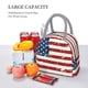 thumbnail image 5 of Easygdp Vintage American Flag Bolsa de Almuerzo Insulada Grande, Forro de Aluminio, Diseño Espacioso, a Prueba de Fugas, Ideal para Trabajo, Picnics, Viajes y Actividades al Aire Libre, 5 of 6