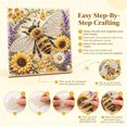 thumbnail image 3 of Animal Pearl Art DIY Craft Kit 5D Diamond Painting for Adults Beginner, Handmade Pearl Beads Diamond Dots Painting Gem Sparkling Horse Home Wall Decoration (Bee), 3 of 6