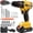21V Brushless Drill Deluxe 1‑Battery Plastic Tool‑box, variant on Guiqiqi 21V Brushless Cordless Drill Driver, 2 Batteries Charger, Hard Case Accessory Kit