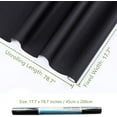 thumbnail image 7 of VELIMAX Static Cling Total Blackout Window Film  Black Window Cover, 7 of 7