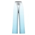 thumbnail image 5 of cocolona Womens Gradient Casual Pants Elastic Waist Drawstring Wide Leg Travel Workout Pants with Pockets, 5 of 5