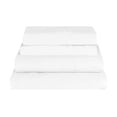 thumbnail image 2 of Superior 4-Piece Cotton Linen Blend White Sheet Set, California King, 2 of 4