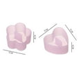 thumbnail image 6 of Yesbay 2 Pcs Pink Rice Ball Mold Set Non-Stick Sushi Onigiri Maker Kit with Spoon Triangle Heart Bear Flower Shape Press Mold for Home Restaurants, 6 of 7