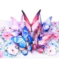 thumbnail image 6 of 3D Birthday Card for Men Women Mom Dad Husband Wife Grandma Grandpa Son Daughter Dancing Butterfly Flower Cards, 6 of 6