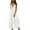 White, variant on Summer Savings Clearance! Akafmk Plus Size Jumpsuits for Women Summer, Casual Rompers for Women, Solid Color Pocket V-neck Shirt Jumpsuit Loose Fitting Overalls