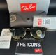 thumbnail image 3 of RB-Hip Hop-sunglasses (FREE SHIPPING) Clubmaster Tortoise RB3016 Green New, 3 of 5