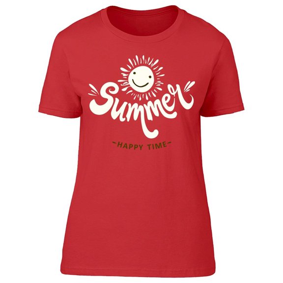 Smiley Summer, Happy Time Tee Women's -Image by Shutterstock