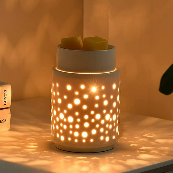 Sufanic Ceramic Electric Wax Melt Warmer Candle Waxing Warmer Burner Melt Wax Cube Melt