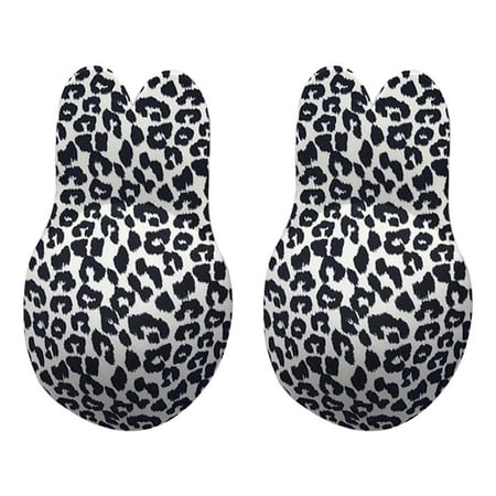 

sebulube 2x Silicone Rabbit Push Up Lift Bra Pad Invisible Breast Nipple Pasties Cover