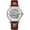 silver white brown, variant on Men Luminous Skeleton Analog Automatic Self Winding Mechanical Wrist Watch with Leather Strap