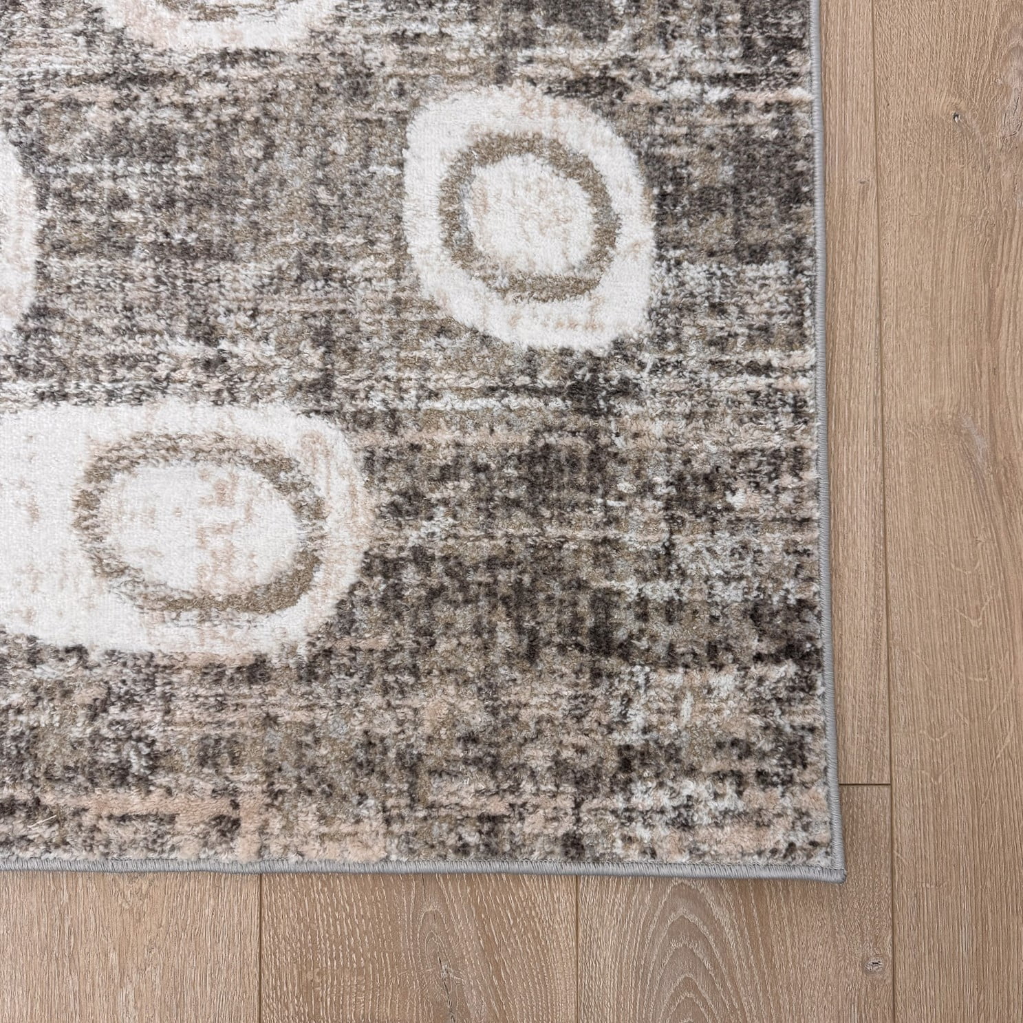 Rug Branch Cadence Abstract Indoor Area Rug, Grey Beige, Modern - Living Room, Bedroom, Dining Room, and Kitchen