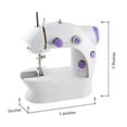 thumbnail image 5 of Mini Electric Sewing Machine,Stitching Machine for Clothes,Portable Sewing Machine for Beginners Adult Kids,Electric Crafting Mending Trave,Dual-Speed Control for Small Spaces or Trips, 5 of 7