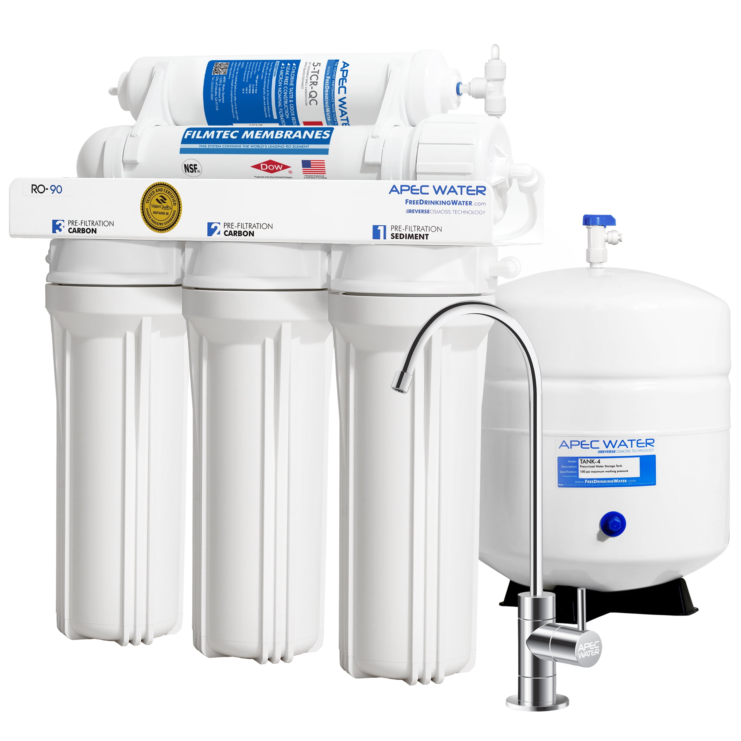 Global Water Solutions 75GPD AquaWave Classic Reverse Osmosis System 