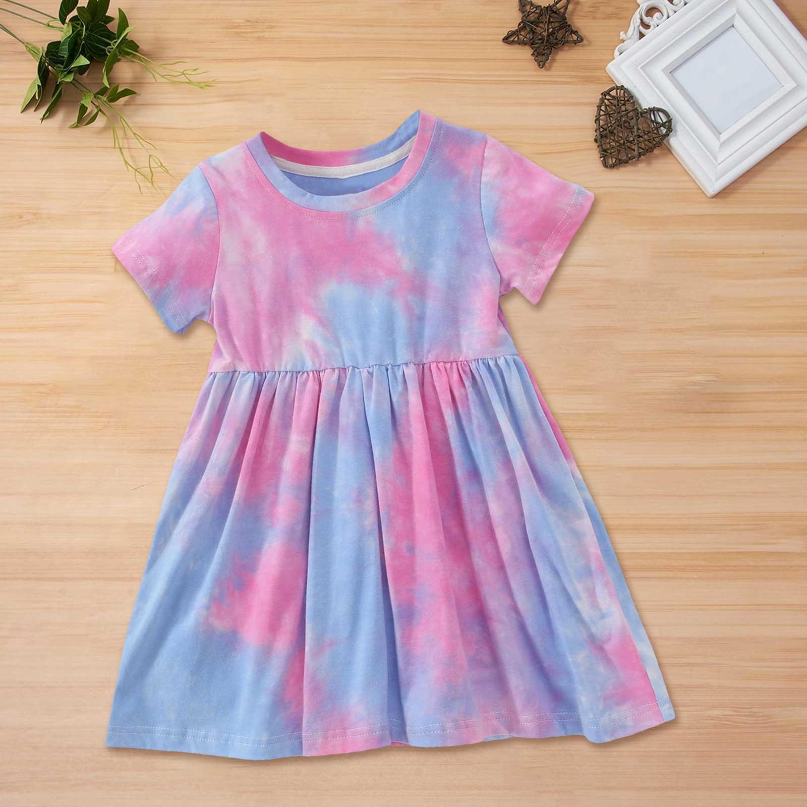 LUOGENLI Dresses For Girls Size 14 16 Fancy Toddler Girl Short Sleeve LUOGENLI Dresses For Girls Size 14 16 Fancy Toddler Girl Short Sleeve