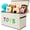 Large Beige, variant on VICTORICH Space-Saving Toy Chest, 32 gal Extra Large Collapsible Toy Storage Bins with Lids for Kids Playroom, Beige