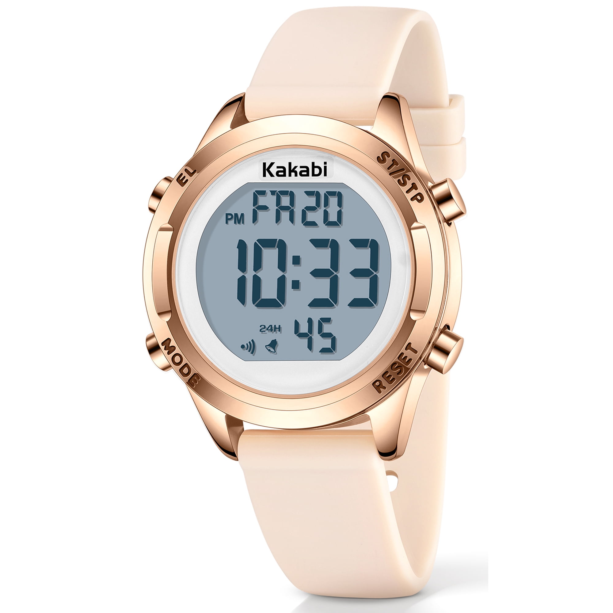 Watch for Women,Digital Sport Women Wristwatch with Silicone Strap Alarm/Stopwatch/Back Light Birthday Gifts for Women