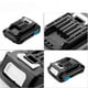 thumbnail image 4 of Batería Recargable de 12V 10.8V 1500mAh, Batería Reemplazable para Makita BL1021B BL1041B BL1015B BL1020B BL1040B, 4 of 5