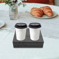 thumbnail image 3 of LOLIPPYY 4-Pack Rectangular Cup Holder Inserts with Black Cotton Padding for Secure and Stable Transport, 3 of 8