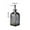 🔥 Gray_Base#9120, variant on Glass Liquid Soap Dispenser | Wave Pattern Colored Glass | Press Pump Bottle for Shampoo, Shower Gel, Hand Soap | 350ml | 7 Colors | Household Bathroom Kitchen Decor
