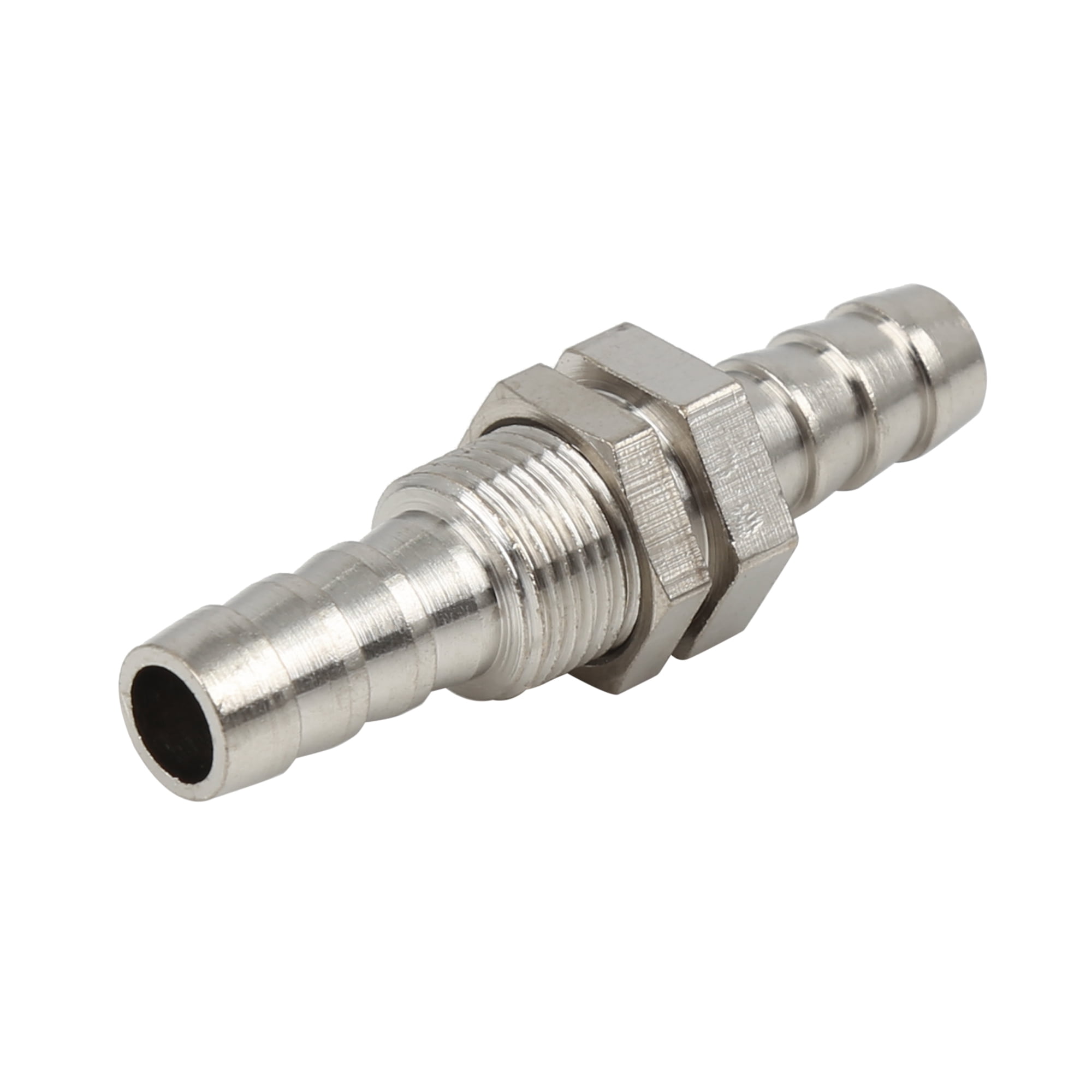 1/16'' NPT 8mm Zinc Plated Brass Hose Barb Fitting Male Thread Tail