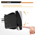 thumbnail image 6 of Waywe Horn Switch Momentary Laser Rocker Switch 5PIN On Off LED Light 20A 12V 10A 24V Switch with Jumper Wires Set for Cars Jeeps Boats Trucks, 6 of 9