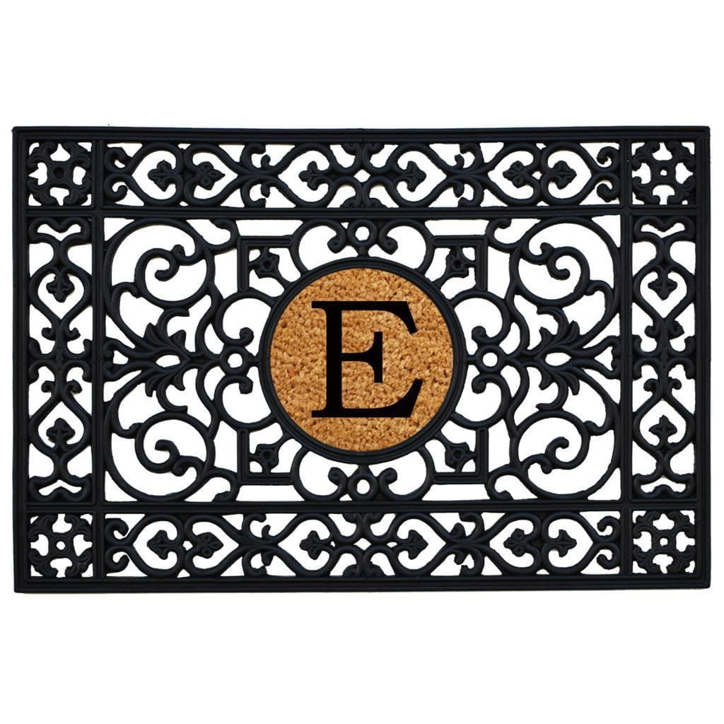 Calloway Mills Rubber Monogram Outdoor Doormat 2' x 3' (Letter B)