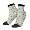 thumbnail image 3 of Salouo Funny Cat White Pattern Unisex Middle Tube Socks,Middle-Finger Knee High Socks Over The Calf Tube Stocking Crew Stockings for Women and Men Tube Socks, 3 of 8
