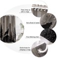 thumbnail image 3 of 54x78 Inch Shower Curtain Decorative Wild Wolf Bathtub Bath Curtains Fabric Waterproof Bathroom Decor, Farmhouse Forest Trees Wood Grain Brown Small Stall Shower Curtain Set with 12 Hooks, 3 of 7