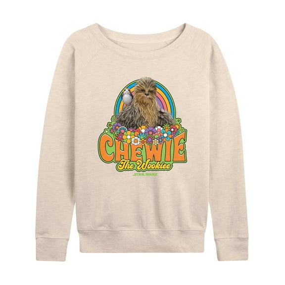 Star Wars - Retro Chewy - Women's French Terry Pullover Sweatshirt