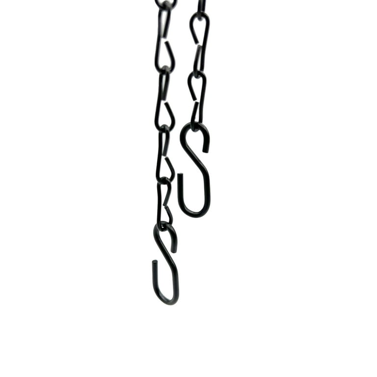 16 Jack Chain Kit, Black, 15', 4 S-Hooks, Peerless Chain