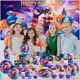 thumbnail image 3 of Back to the future Party Supplies Kit Latex Balloons Birthday Decor Banner Decorations Backdrop Cake Topper, 3 of 6