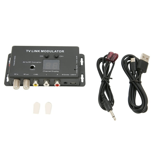 Modulador de enlace de TV, Modulador de enlace de TV TM70RG Convertidor doméstico UHF electrónico Un modulador Vto RF Rendimiento lleno de energía