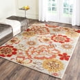 thumbnail image 3 of Safavieh Four Seasons 4' X 6' Hand Hooked Rug in Ivory and Red, 3 of 3