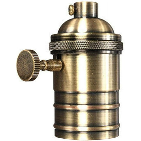 Vintage Edison Pendant Lamp, Copper Holder with Switch for Captivating Industrial Lighting Experiences
