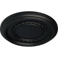 thumbnail image 3 of Ekena Millwork 12 5/8"OD x 1 1/8"P Federal Roped Small Ceiling Medallion (Fits Canopies up to 6"), Hand-Painted Steel Gray, 3 of 7