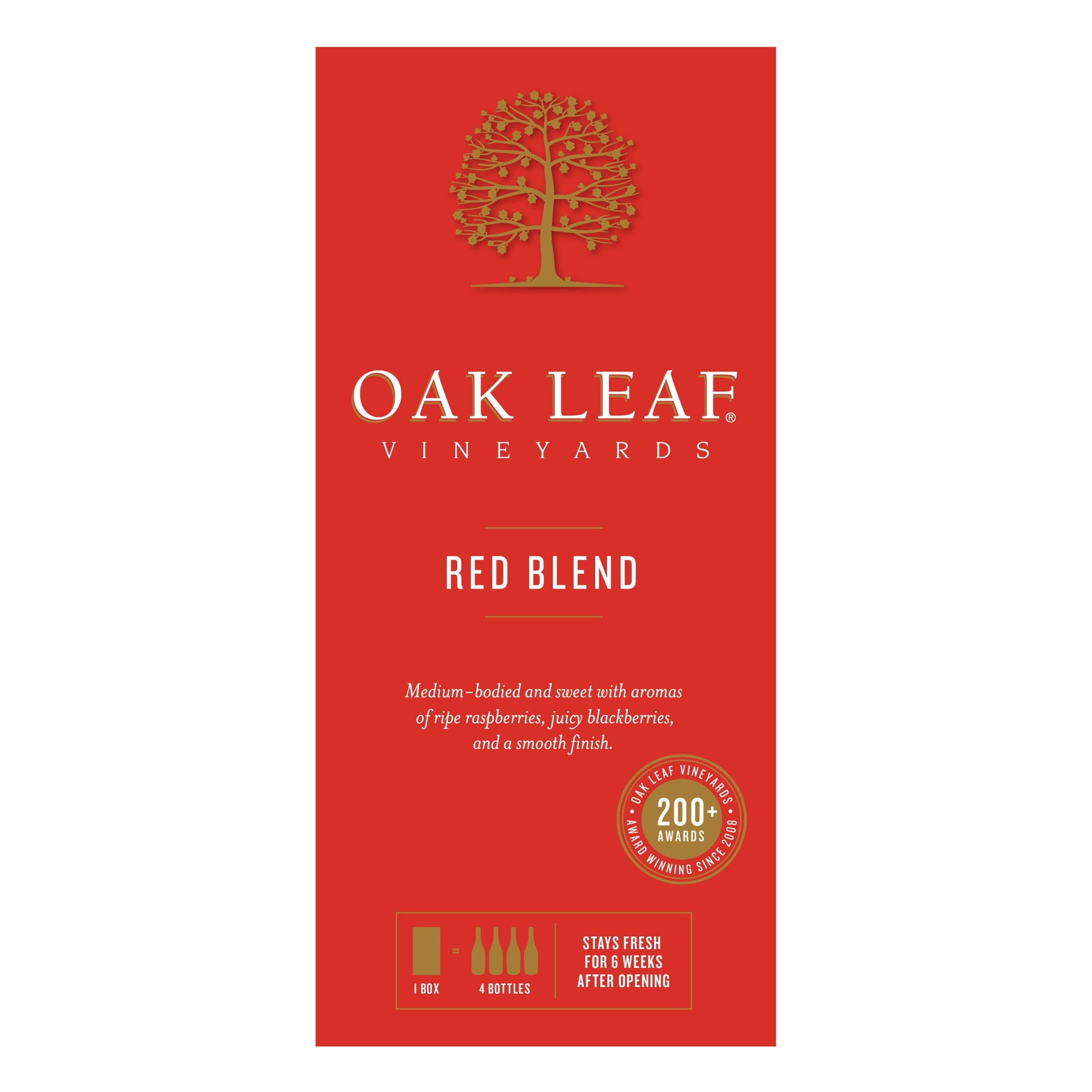 Oak Leaf Vineyards Red Blend, Red Wine, 3L