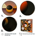 thumbnail image 3 of Designart Multicolor Geometric Orange Shapes I Canvas Wall Art, 3 of 5