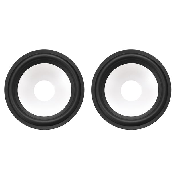 Conos de altavoz de papel de 4" Subwoofer Conos de papel 1" Diámetro de bobina de voz con rodeo de caucho 2 Pcs