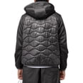 thumbnail image 2 of X RAY Jeans Mens Quilted Jacket with Hood, Black, M, 2 of 8