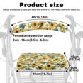 thumbnail image 6 of HELLHERO Sunflowers Easy to Clean Seat Back Cover Walker Seat Cover & Sunflowers for Elderly Adults Non-Slip Fit for Seniors Men Women Dust Cover, 6 of 7