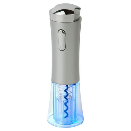 Honey Can Do Rechargeable Electric Corkscrew Wine Opener, Silver