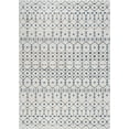 thumbnail image 3 of Madison Transitional 5' x 7' Cream and Navy Polypropylene Indoor Area Rug, 3 of 9
